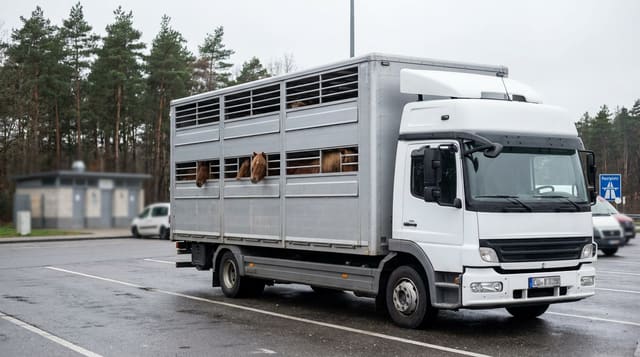 Reglamento de la UE sobre el transporte de animales: Tiempos de viaje y controles para caballos de abasto
